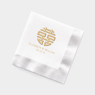 Double Happiness Symbole Chinois Noms Date de Mari