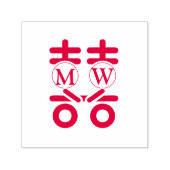 double happy  zelfinktende stempel (Design)