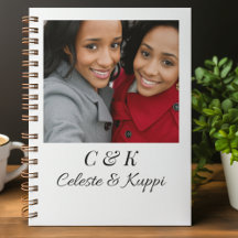 Double Initial Duo Keepsake Spiral Notebook