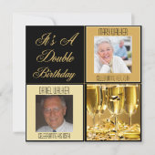 Double invitation de fête d'anniversaire pour tout (Devant)