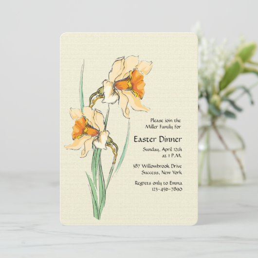 Double invitation de narcisse (Debout devant)