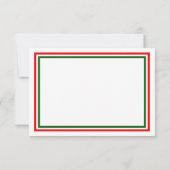 Double Invitation de Noël pour la réception de fin (Dos)
