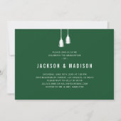 Double Joint Afstuderen Green Tassel Party Kaart (Achterkant)
