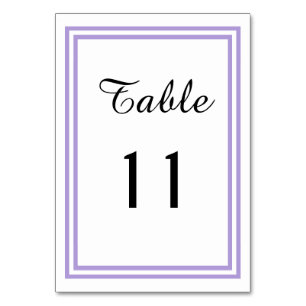 Double Lavender Triage - Carte Table