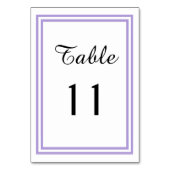 Double Lavender Triage - Carte Table (Dos)