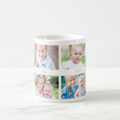 Double légende COULEUR MODIFIABLE Photo Mug (Centre)