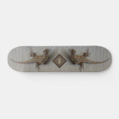 Double Lizard Monogram Skateboard (Horizontaal)