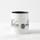 Double logo NYC Crochet Guild Mug (Centre)