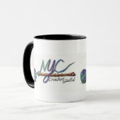 Double logo NYC Crochet Guild Mug (Devant gauche)