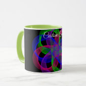 Double Loop Mesh Geometric Coffee Mug Mok (Voorkant links)