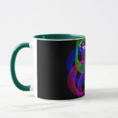 Double Loop Mesh Geometric Coffee Mug Mok (Links)