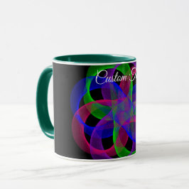 Double Loop Mesh Geometric Coffee Mug Mok