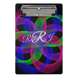 Double Loop Mesh Geometric Mini Clipboard Klembord