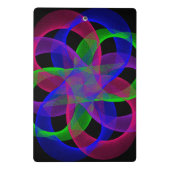 Double Loop Mesh Geometric Mini Clipboard Klembord (Achterkant)