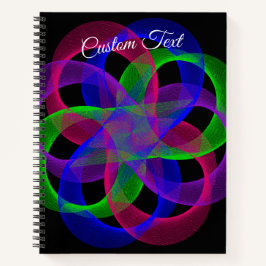 Double Loop Mesh Geometric Notebook Notitieboek