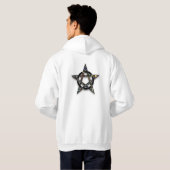 Double Lucky Pentacle Hoodie (Achterkant volledig)