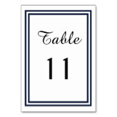 Double Marine Trim - Carte de table (Dos)
