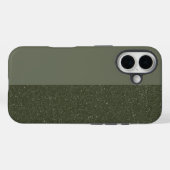Double Moss Texture iPhone 16 Coque - Personnalisé (Verso (horizontal))
