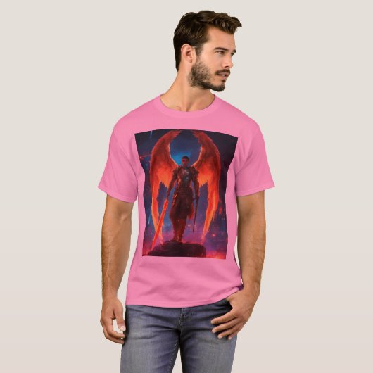 Double nature : Devil et Angel T-Shirt (Devant entier)