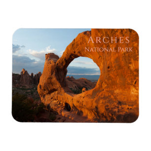 Double O Arch, Arches National Park, Utah Magneet