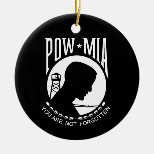 Double ornement dégrossi de KRW POW/MIA (Devant)
