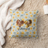 Double Photo Coussin Cadres cardiaques & Kawaii Mé (Couverture)