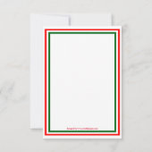 Double photo d'ajustement de Noël - Carte de Noël  (Dos)