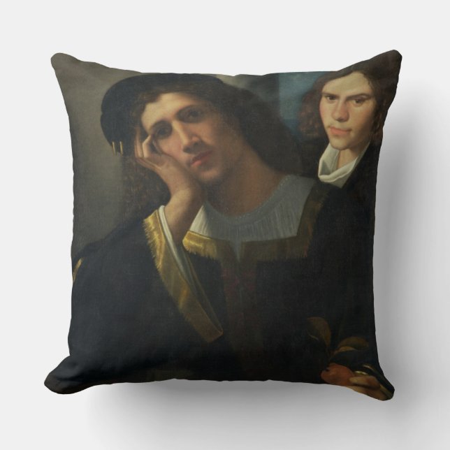 Double Portrait, c.1502 Kussen (Voorkant)
