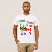 Double problème t-shirts jamaïcains-canadiens (Devant entier)