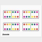 Double Rainbow Domino Sticker (Vel)