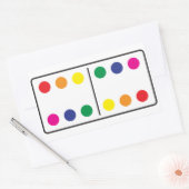 Double Rainbow Domino Sticker (Envelop)