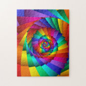Double Rainbow Spiral Puzzle Legpuzzel (Verticaal)