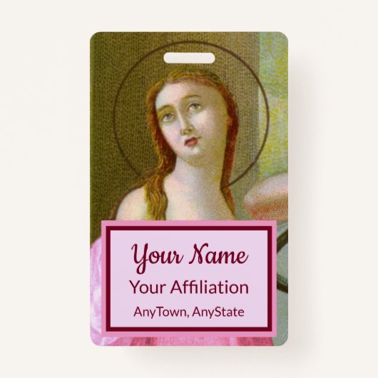 Double Rose St. Agatha (M 003) Badge 4 (Dos)