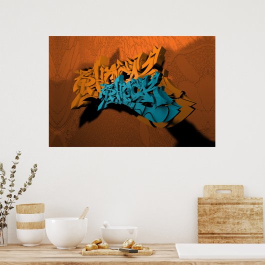 Double-SHOCK Poster (Keuken)