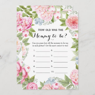 Double Side-2 Baby shower games — Hoe oud   Advies Kaart