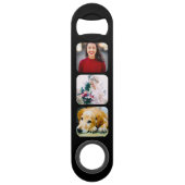 Double Sided 6 Foto Sleutelhanger Bottle Open Speed Flessenopener (Achterkant)