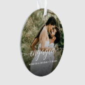Double sided Engaged couple Photo Custom (devant)