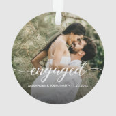 Double sided Engaged couple Photo Custom (dos)