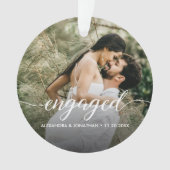 Double sided Engaged couple Photo Custom (devant)