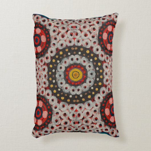 Double-Sided Kaleidoscope Tote – One-of-a-Kind Accent Kussen (Voorkant(Verticaal))