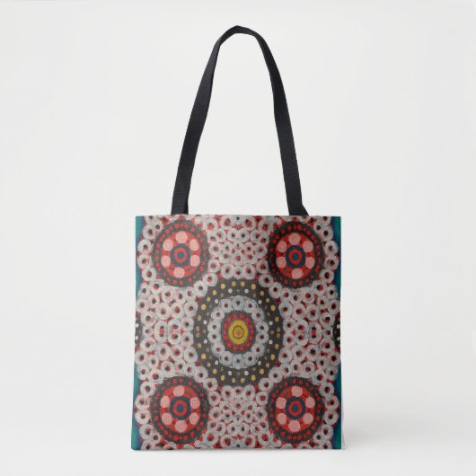 Double-Sided Kaleidoscope Tote – One-of-a-Kind Draagtas (Voorkant)