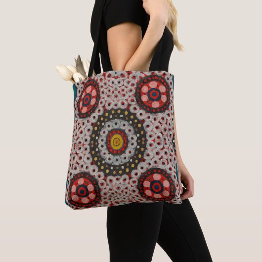 Double-Sided Kaleidoscope Tote – One-of-a-Kind Draagtas (Dichtbij)