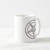Double Sigil de tasse blanche classique de (Devant droit)