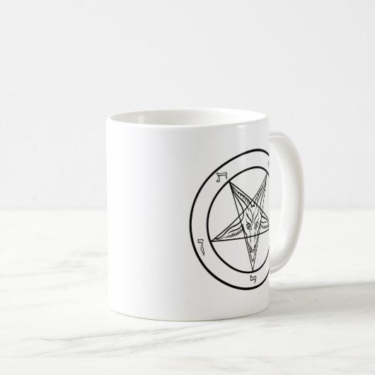 Double Sigil de tasse blanche classique de (Devant droit)