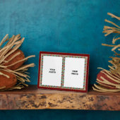 Double Sparkles Photo Lijst Plaque Fotoplaat (Zijkant)