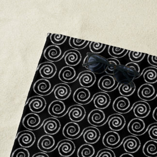 Double Spiral Celtic Pattern Strandlaken