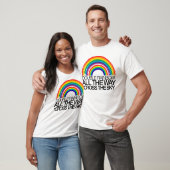 Double T-shirt d'arc-en-ciel (Unisexe)