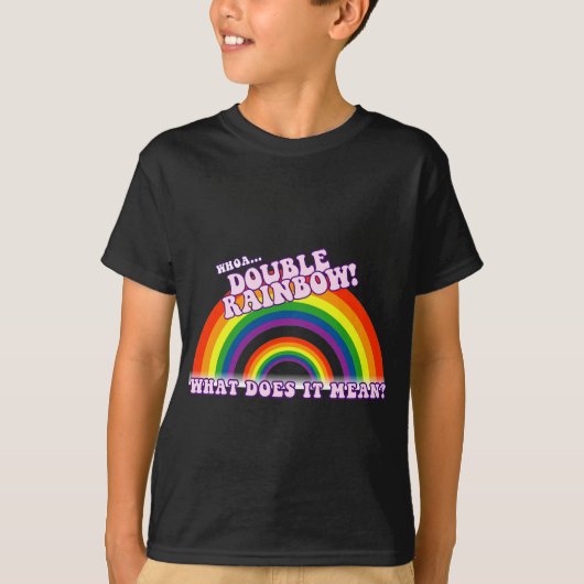 Double T-shirt d'arc-en-ciel (Devant)