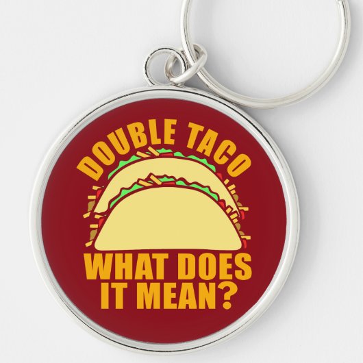 Double Taco Sleutelhanger (Voorkant)