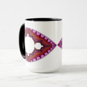 Double tasse de coeur de Mandelbrot (Devant gauche)